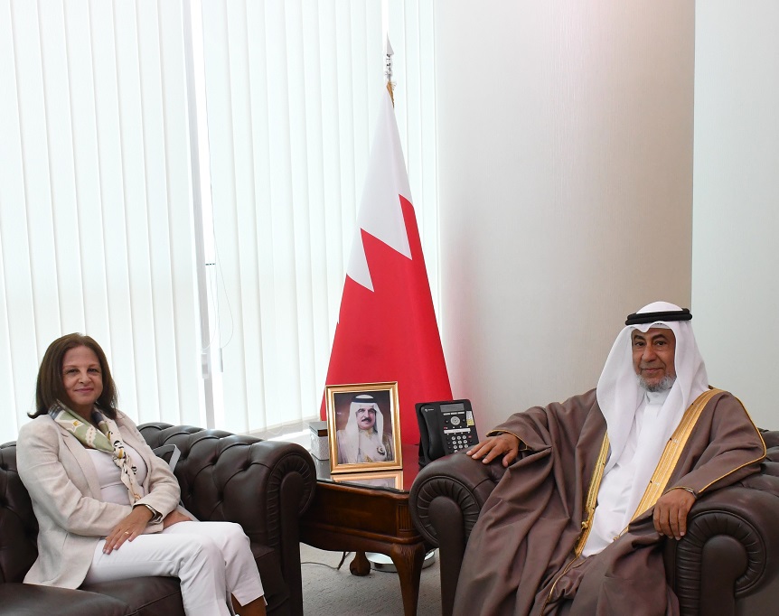 وزير شؤون مجلسي الشورى والنواب يستقبل القائم بأعمال سفارة الجمهورية اللبنانية لدى مملكة البحرين